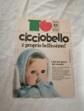 PUBBLICITA' ORIGINALE ADVERTISING BAMBOLOTTO "CICCIOBELLO" SEBINO anni 70/80