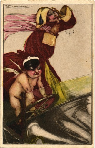 Mauzan art deco - art, "donnina"