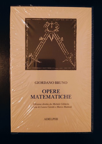 Opere matematiche bruno - -,