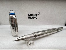 Lusso Montblanc StarWalker Space argento metallo prezioso {inchiostro nero} rollerball P
