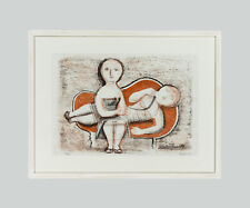 Massimo CAMPIGLI - "Composizione" - Litografia,  25 x 35 cm