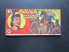 AQUILA ROSSA 30 LA CORSA CON LA MORTE TOMASINA 1951 FIGURINE DELLE MERAVIGLIE !