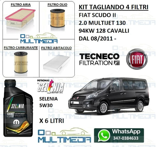 Kit tagliando filtri olio - kit,