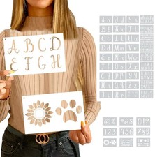 45 Fogli Stencil Lettere