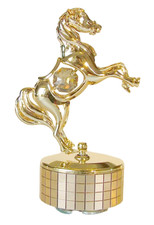 CAVALLO RAMPANTE SU BASE