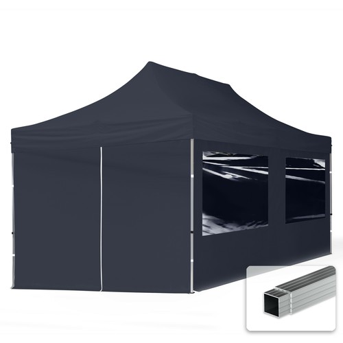 Gazebo pieghevole 3x6m con - pieghevole,