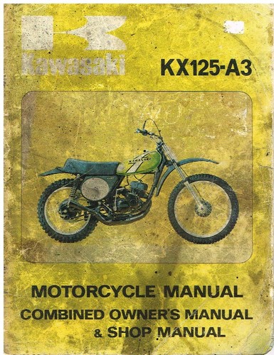 Kawasaki kx125 a3 - kx125, originale