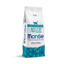Monge Kitten Pollo 10 kg Natural Superpremium - Per Gattini da 1 a 12 mesi