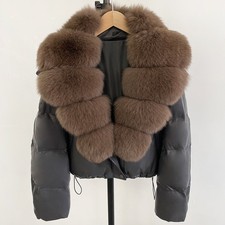 Piumino invernale pelliccia di