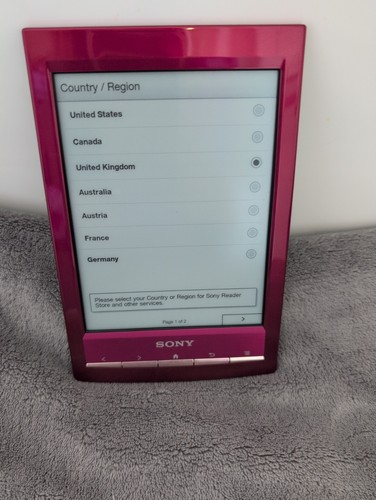 Sony reader prs lettore - prs-t1,