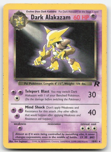 Dark alakazam 82 team - alakazam,