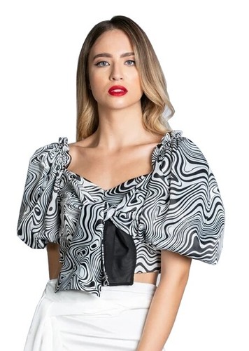 Relish crop top - , bianco