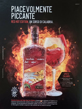 Pubblicità Advertising Italian Clipping 2021 VECCHIO AMARO DEL CAPO Hot Edition.