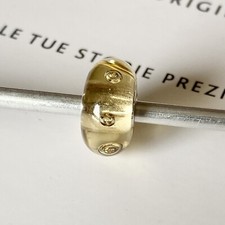 Authentic Trollbeads Bead in Vetro Mercurio Crystal Bubble Joy TGLBE-10470