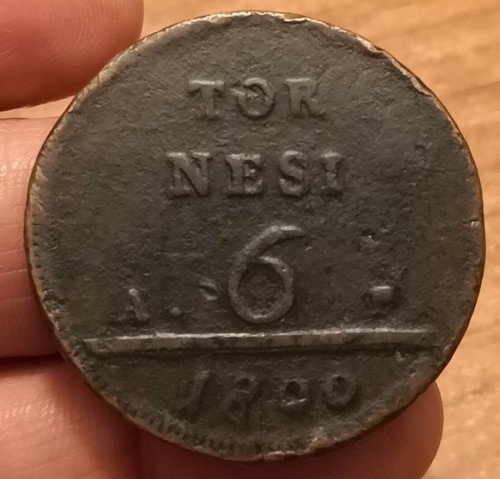 Tornesi 1800 regno di - 1800,,