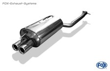 Scarico Sportivo BMW 3er E46 320d Limousine Touring Coupe Cabrio 2x76 Rotondo