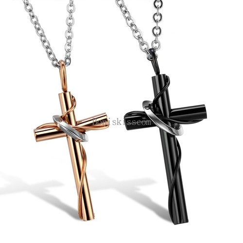 Collana con ciondolo - , croce