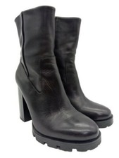 ZARA Stivaletto con zip Donna Taglia IT 38 nero stile casual