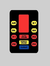 Adesivo KNIGHT INDUSTRIES scatola vocale multicolore • Cavaliere • KITT personalizzato 4x6