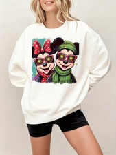 Felpa natalizia Disney Topolino e Minnie unisex 29