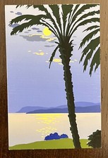 Cartolina illustratore Meschini dipinta a mano - Ars Nova - FP NVG