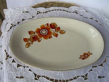 ANTICO PIATTO DA SERVIZIO MONOPOLI Porcellana d'Italia  33 cm RARO'50s