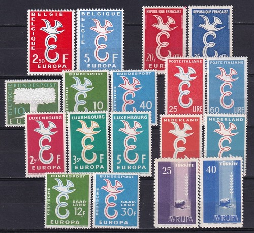 Europa cept 1958 - cept, completo