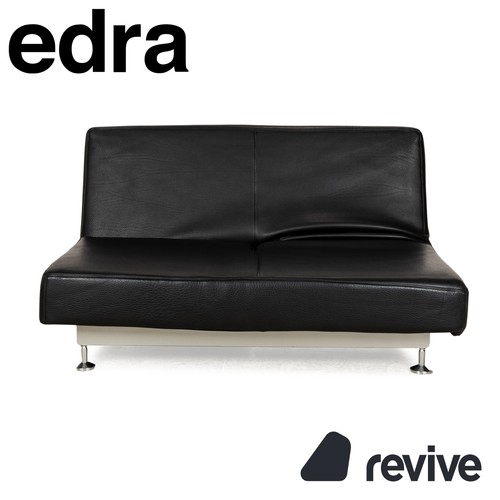 Edra damier pelle biposto nero - biposto,