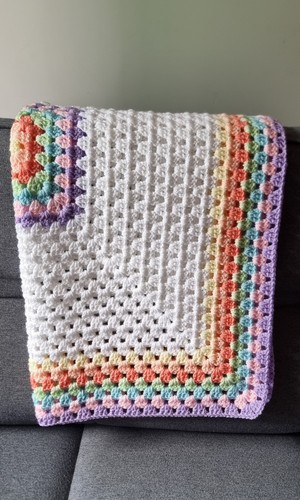 Coperta baby shower fatta - , a