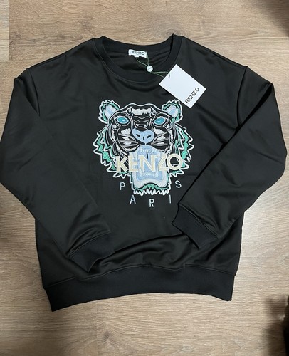 Felpa kenzo nera con disegno - felpa,