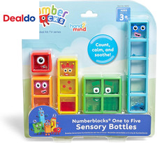 Numberblocks One to Five Sensory Bottles, Numbers for Toddlers, Counting Toys, C