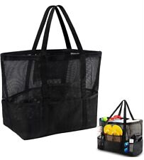 tote bag a maglia nera