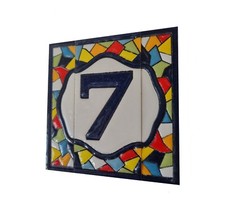 Piastrelle con numeri - , e