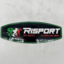 Sticker vintage “RISPORT” ski boots scarpe da neve adesivo anni ’80 sci