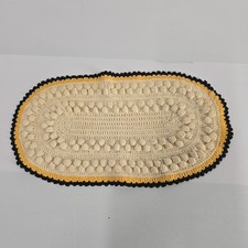 Tappeto vintage piccolo ovale