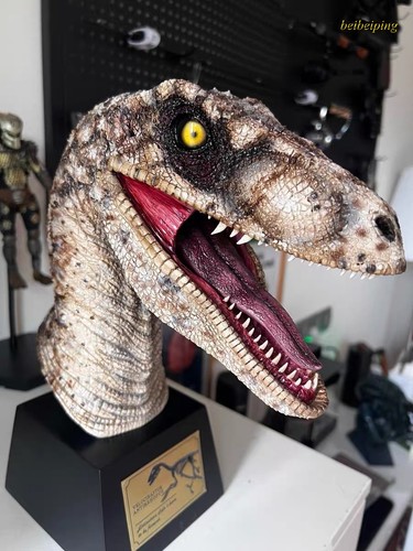Itoy velociraptor resina busto - resina,