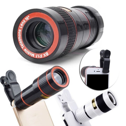 Zoom ottico clip sulla - clip,