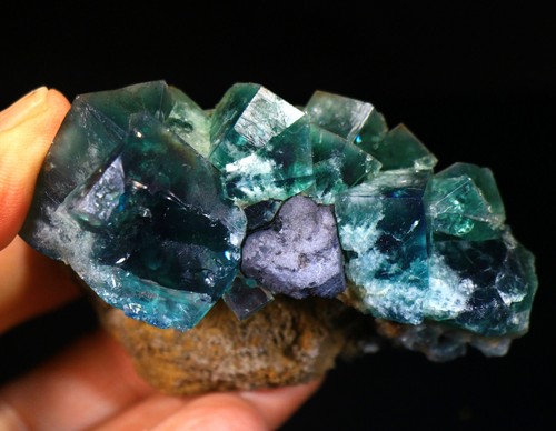 Cristalli fluorite blu - di,