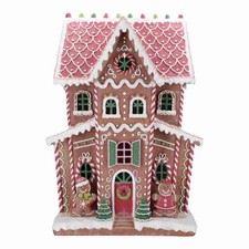 CASA DI PAN DI ZENZERO POLY B/O,21X14X28,5CM,MULTICOLORE,LED  ART.252392