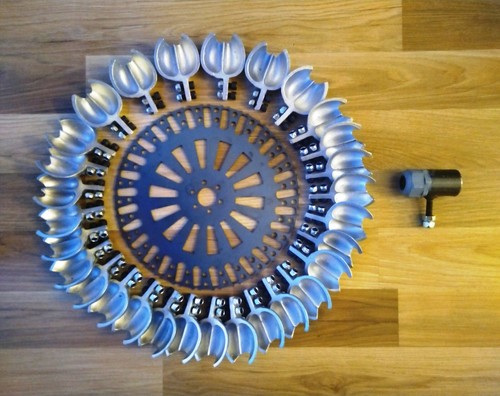 Pelton ruota turbina - pelton, 440mm