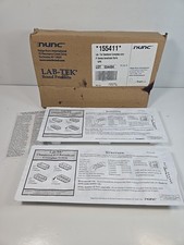 Vetro di copertura camerato Nalge Nunc Lab-Tek con coperchio 1 borosilicato tedesco sterile