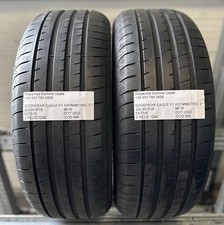 2 PNEUMATICI USATI GOODYEAR EAGLE F1 ASYMMETRIC 3 * ESTIVE 225 45 R19 96W DOT 22