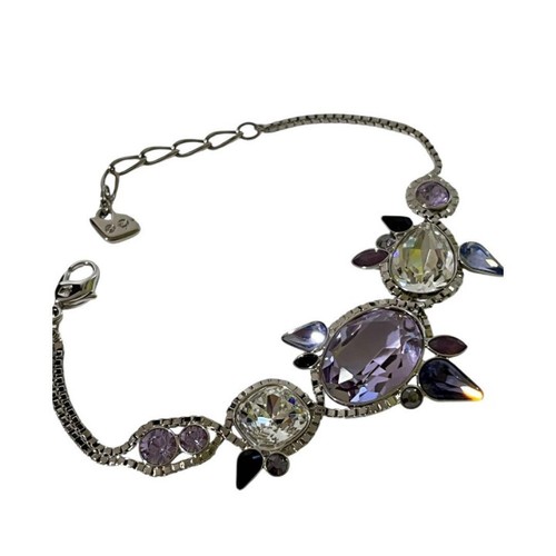 Swarovski silver bracelet - swarovski, 20cm