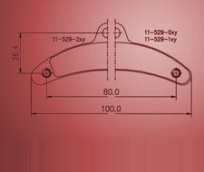 Pastiglie dei freni (set di 2)