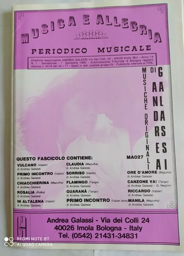 Andrea galassi musica - galassi, "musica