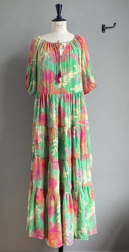 Abito vestito maxi floreale