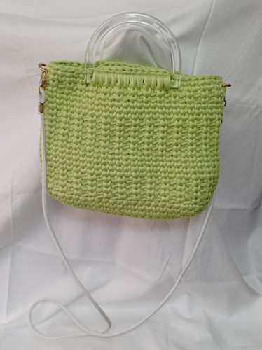 Borsa uncinetto artigianale - uncinetto,