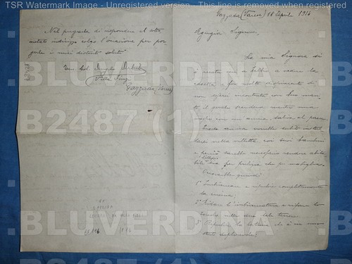 B2487 lettera varese - lettera, da