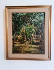 Dipinto Napoletano Olio Su Tela cm 40 X 50 Aldo Buonoconto Quadro Arte Opera