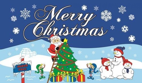 Merry christmas north pole - merry,